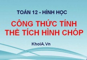 Công thức tính thể tích hình chóp, Bài tập minh họa - Hình học...